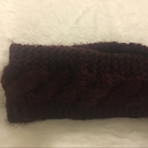 Handmade Knitted Headband Ear Warmers - Picture 2 of 3